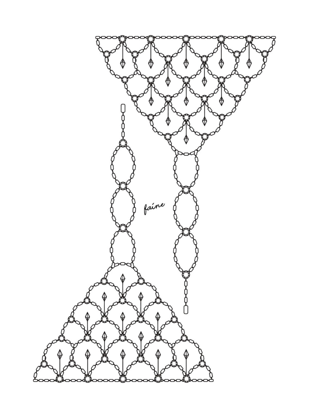 Faine Hand Chain Temporary Tattoos