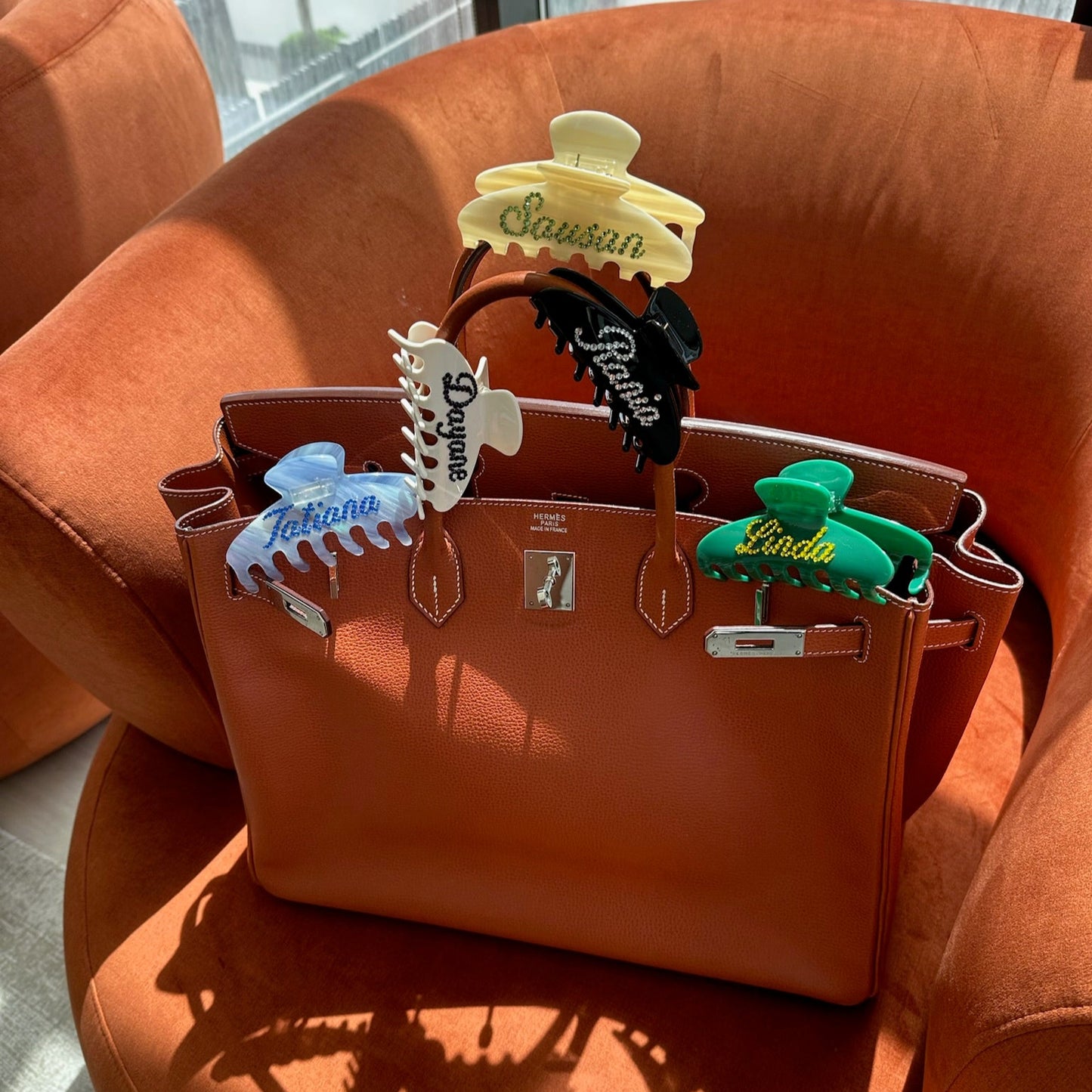 Personalised Glitter Hair Clip