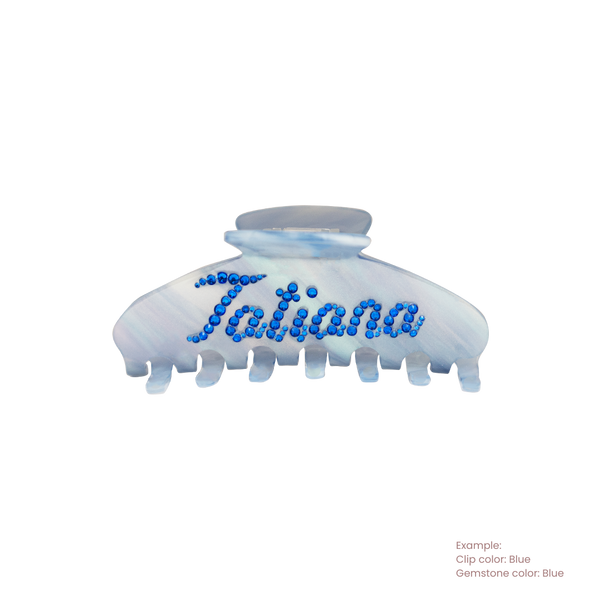 Personalised Glitter Hair Clip