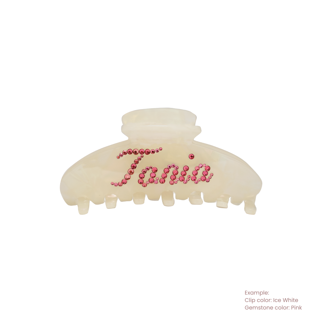 Personalised Glitter Hair Clip
