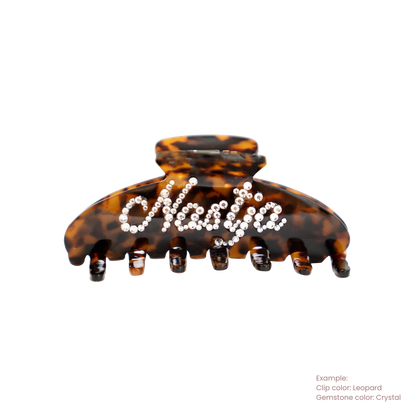 Personalised Glitter Hair Clip
