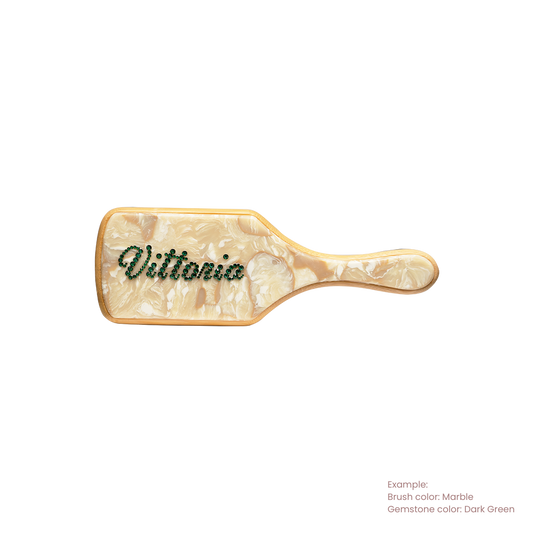 Personalised Glitter Hair Brush