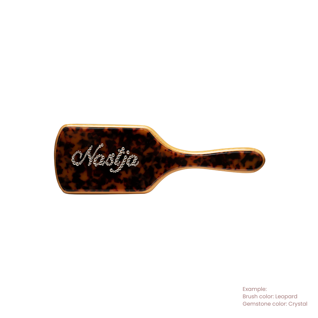 Personalised Glitter Hair Brush