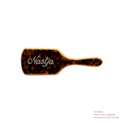 Personalised Glitter Hair Brush