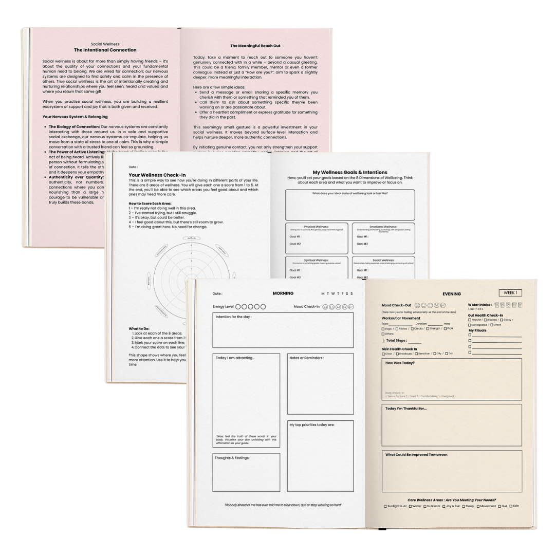 Wellness Journal - Becoming Her, Daily (Pre-Order)