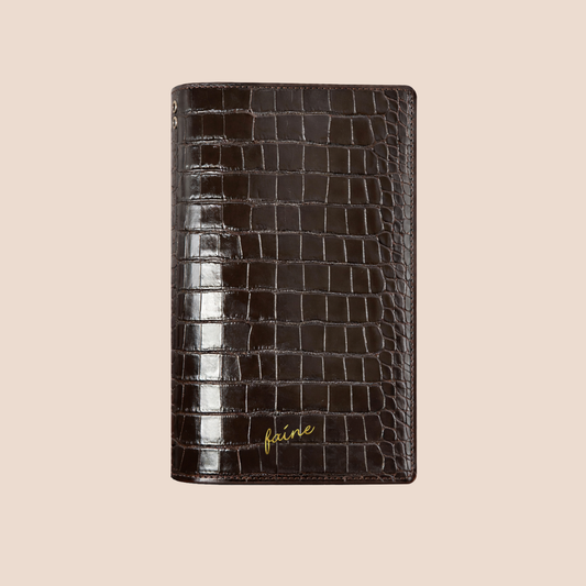 Croc Agenda - Dark Brown