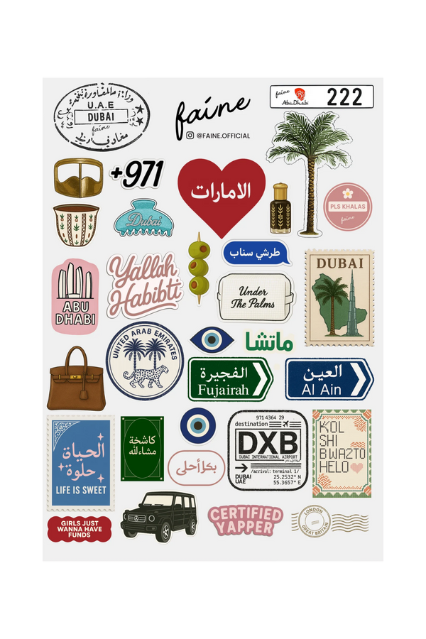 FAINE Arabic Stickers