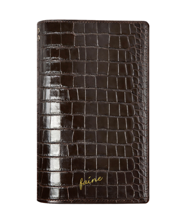 Croc Agenda - Dark Brown