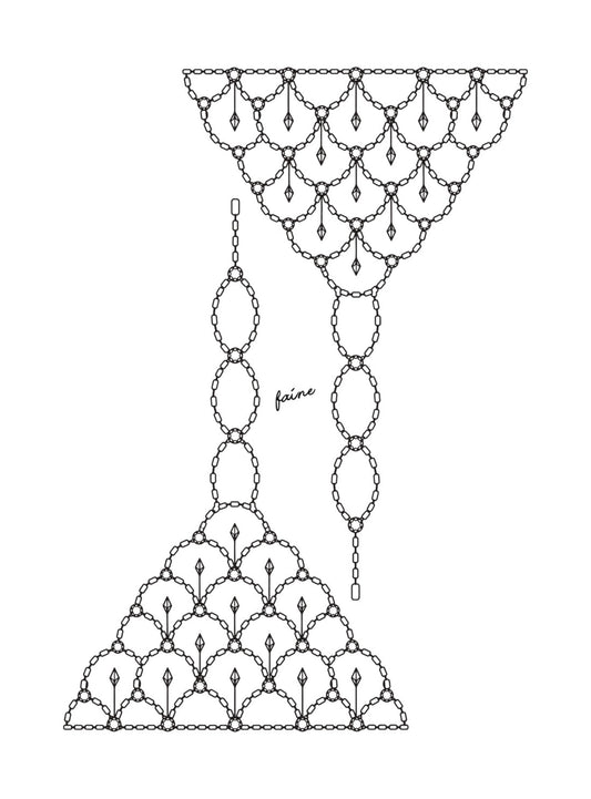 Faine Hand Chain Temporary Tattoos