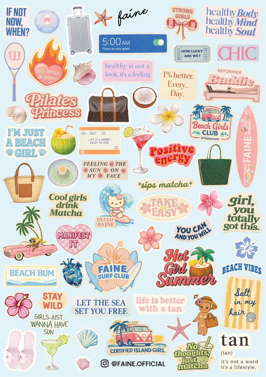 Beach Stickers