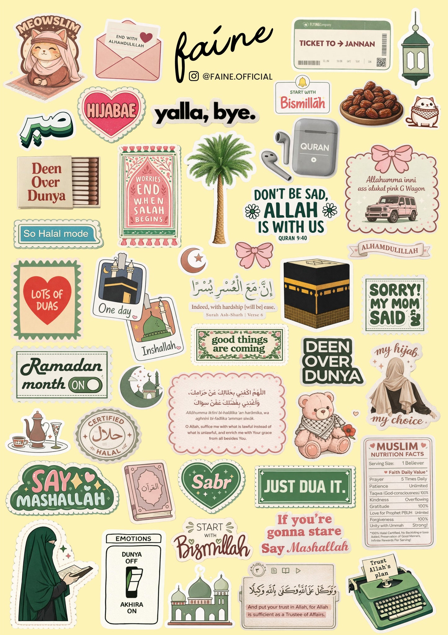 Ramadan Stickers