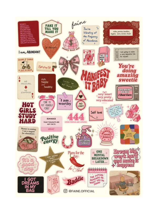 Faine Affirmations Stickers