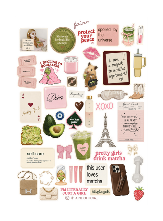 Clean Girl Stickers