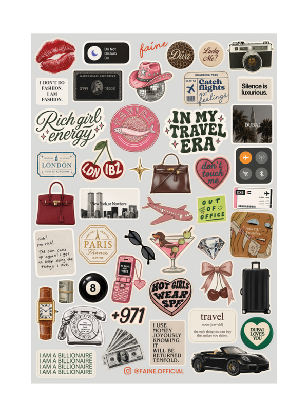 Jetset Stickers