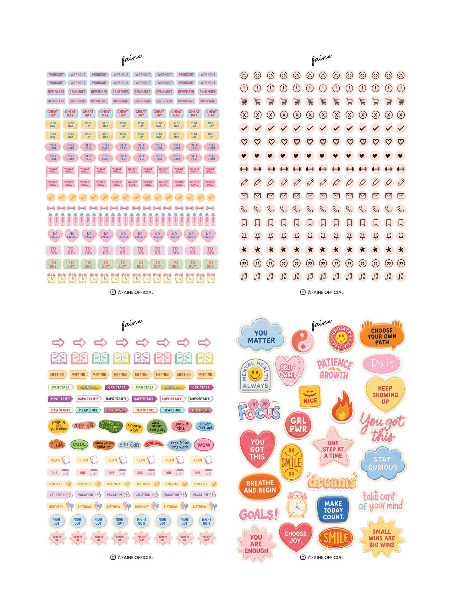 Journaling Stickers Bundle
